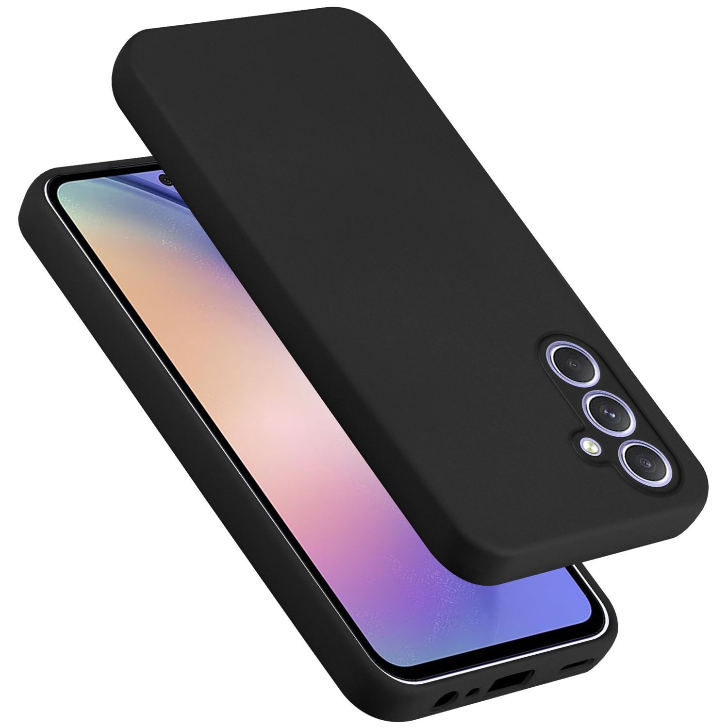 Cadorabo Handyhülle für Samsung Galaxy A54 5G Hülle Samsung Galaxy A54 5G, Flexible Hülle TPU Silikon Schutzhülle Back Cover Case