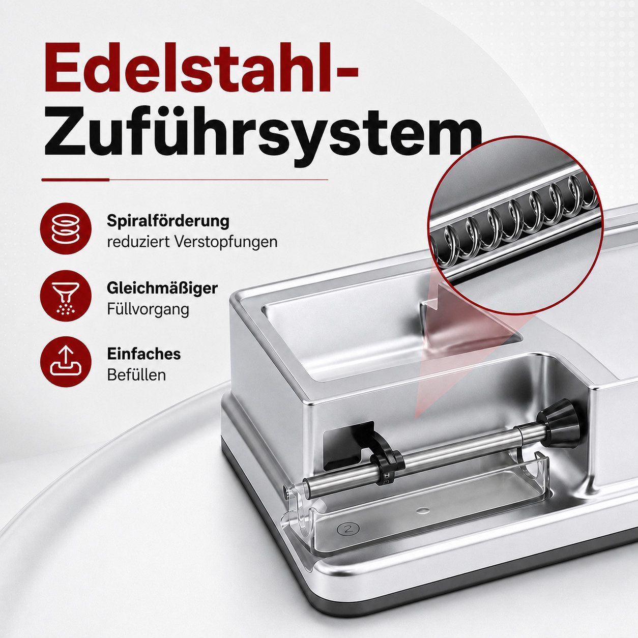 VEKROBOT Tischdrehmaschine kompaktes elektrisches Rollgerät für den Hausgebrauch für 8,0/6,5 mm, (1-tlg., Kompakt. Elektrisch. Effizient), Kompakt, leicht & imm – Bild 3 von 5