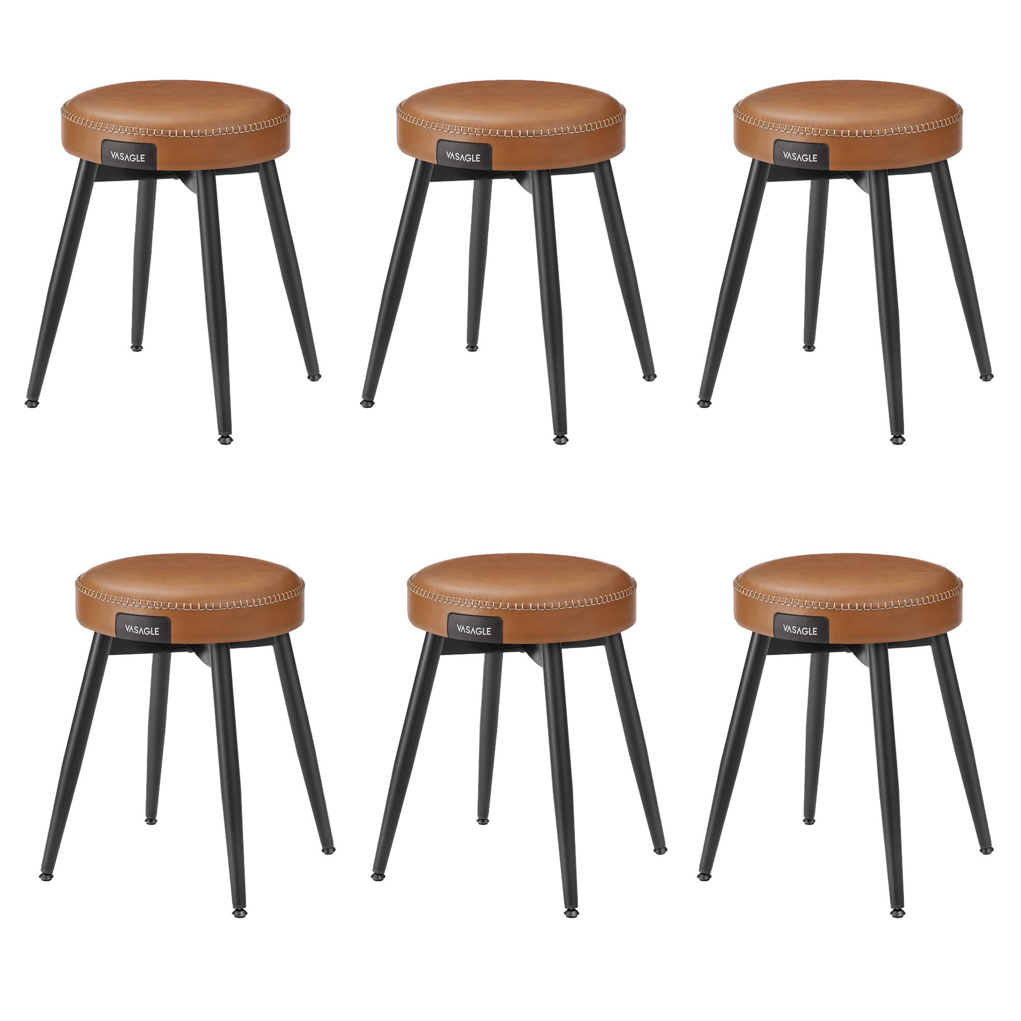 VASAGLE Sitzhocker (6 St), Esszimmerstuhl, EKHO günstig online kaufen