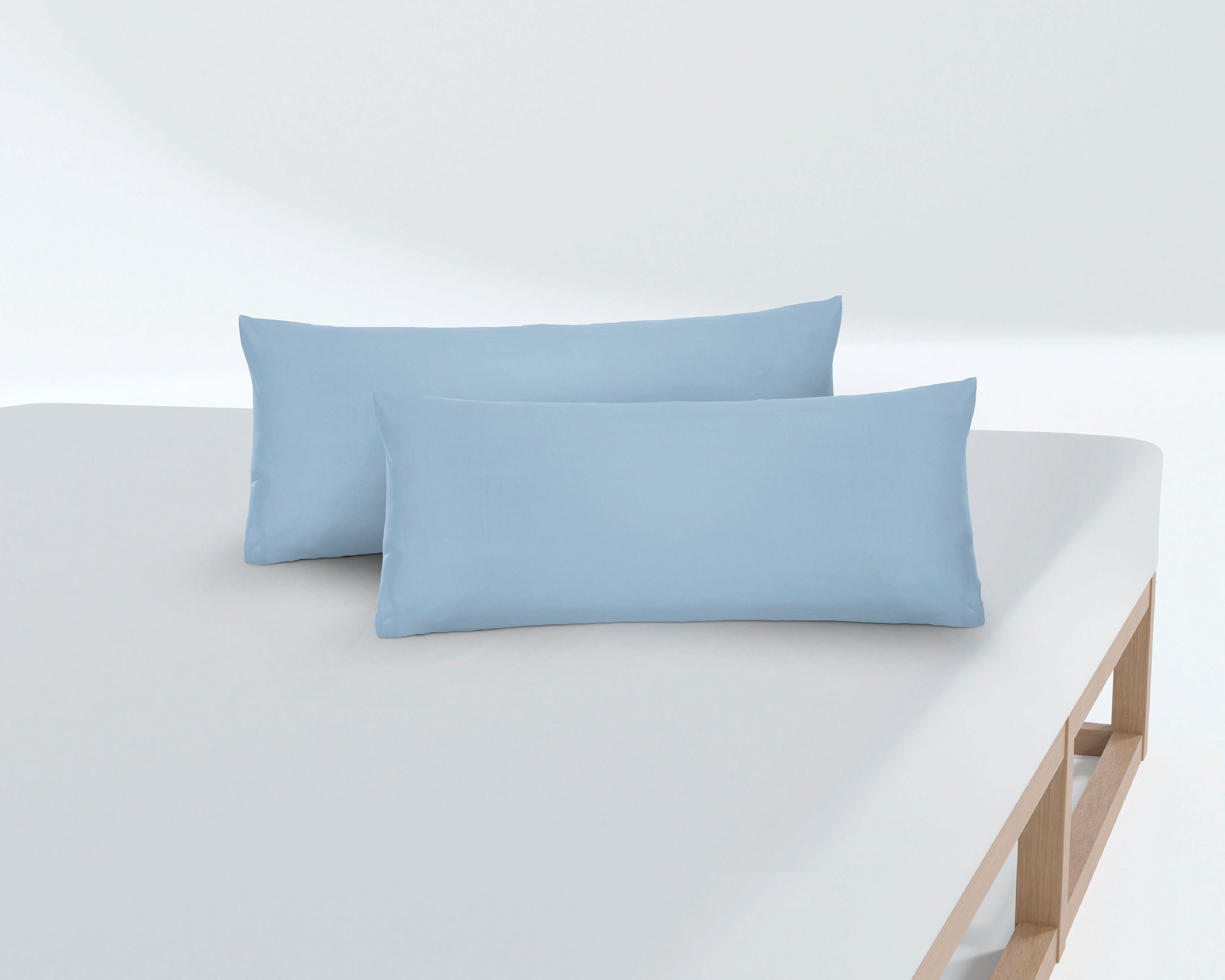 Biberna Kissenbezug Michi Feinjersey mit Reißverschluss, (2 Stück), verschi günstig online kaufen