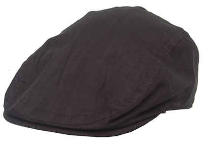 Cool4 Schiebermütze Gatsby Flatcap Unisex Leinen UV-Schutz