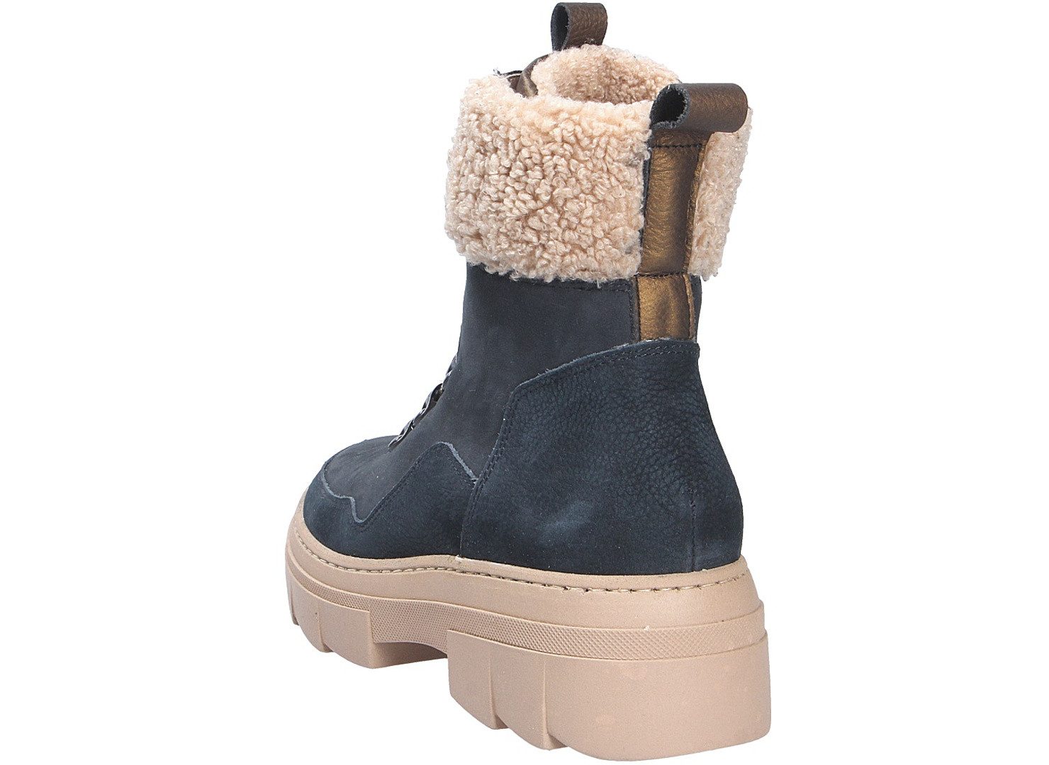 Waldläufer Waldläufer Damen Stiefelette H-SAIGA blau Größe Schnürstiefel