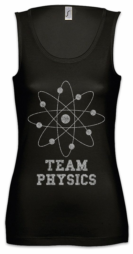 Tanktop Team Physics Ärmelloses Damen T-Shirt Lehrer Fun Teacher Physik