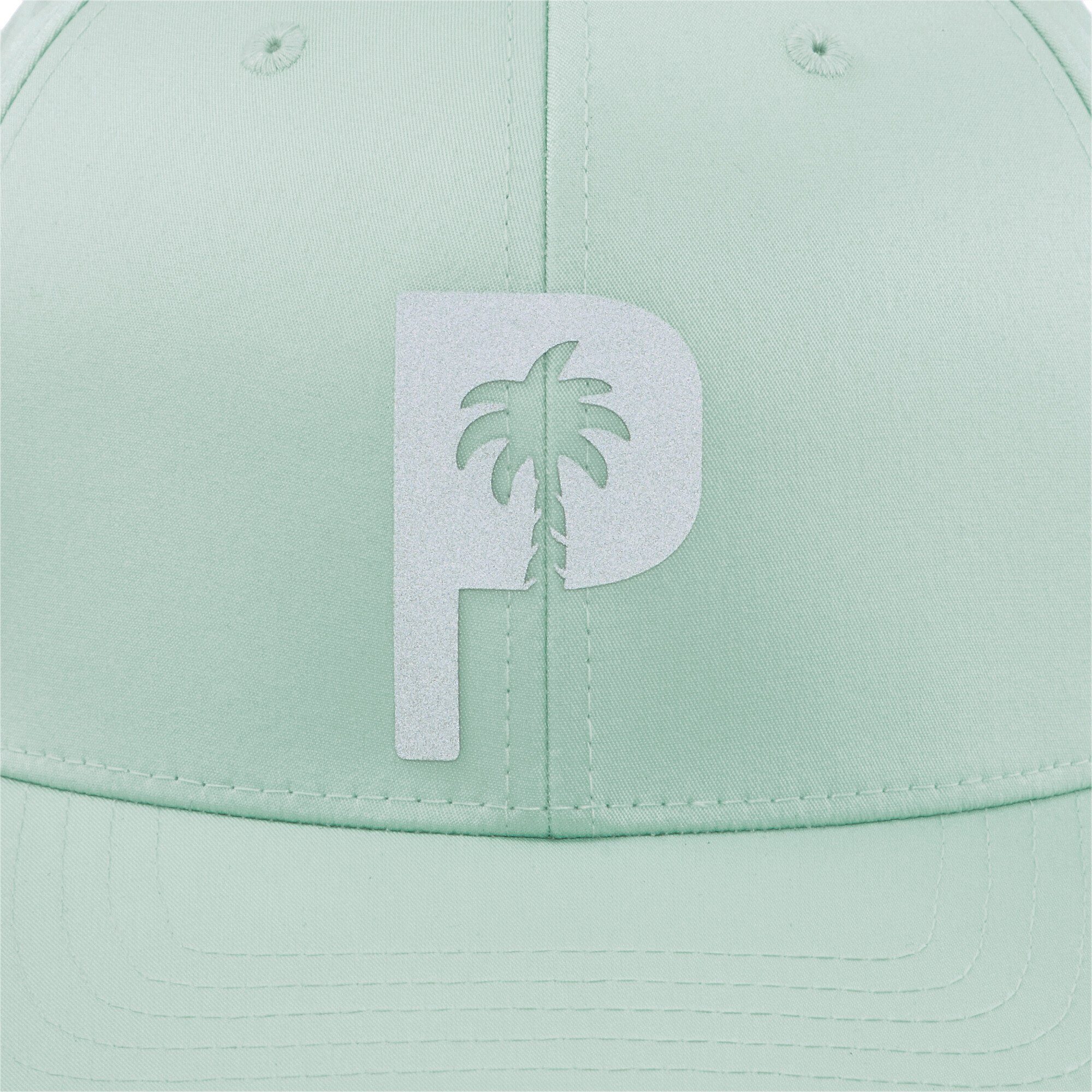 Green x Aqua Cap Flex Crew PUMA Herren Golf-Cap PUMA Palm Tree