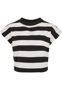 URBAN CLASSICS T-Shirt Urban Classics Damen Ladies Stripe Short Tee 2-Pack (1-tlg)