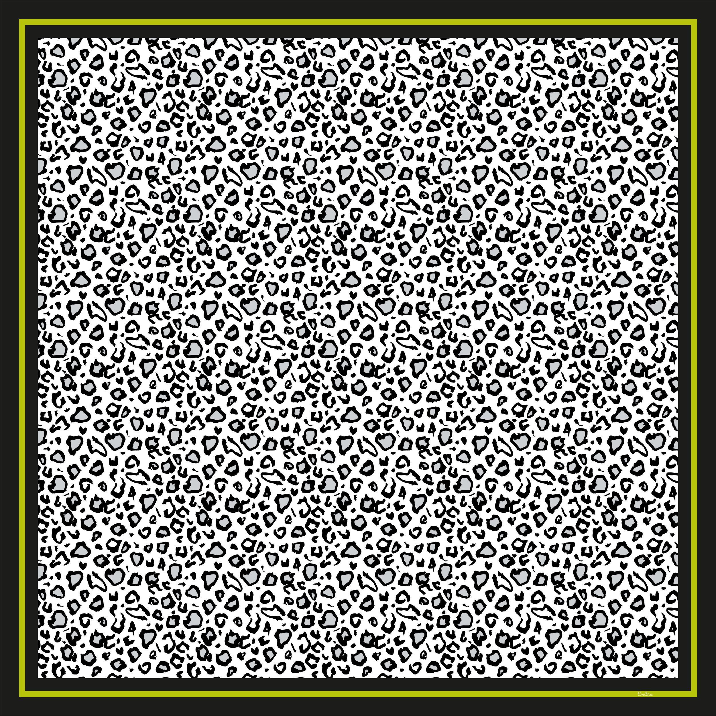 TINITEX Seidenschal Seidentuch Halstuch Leopard günstig online kaufen