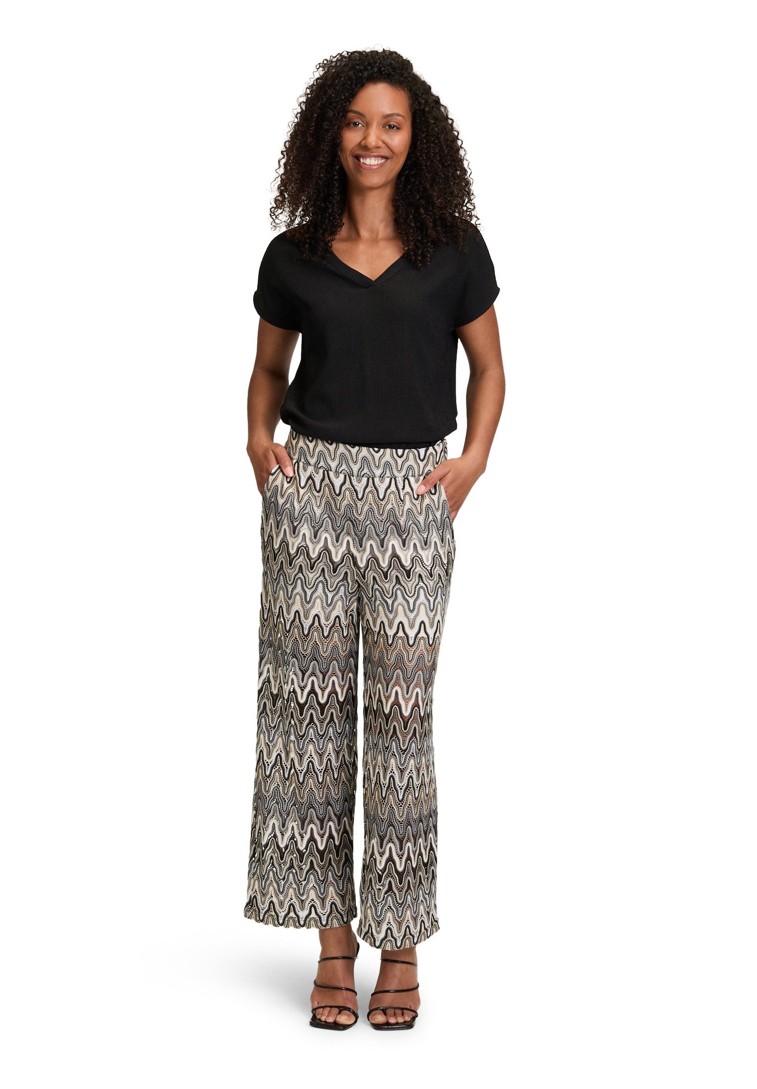 Betty Barclay Marlene-Hose Damen mit hohem Bund Material