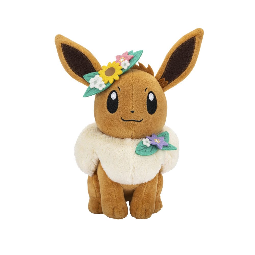 POKÉMON Kuscheltier Evoli Frühling Plüsch 20cm Kuscheltier