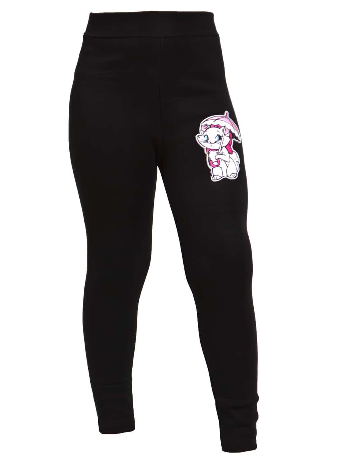 KMISSO Leggings Kinder Mädchen Thermo Hose Leggings Katze 30528 (1-tlg) mit elastischem Bund – Bild 2 von 4