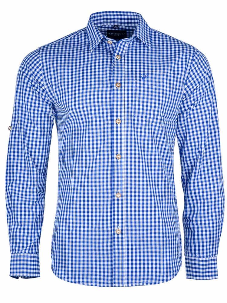 KRÜGER BUAM Trachtenhemd Trachtenhemd 951 blau