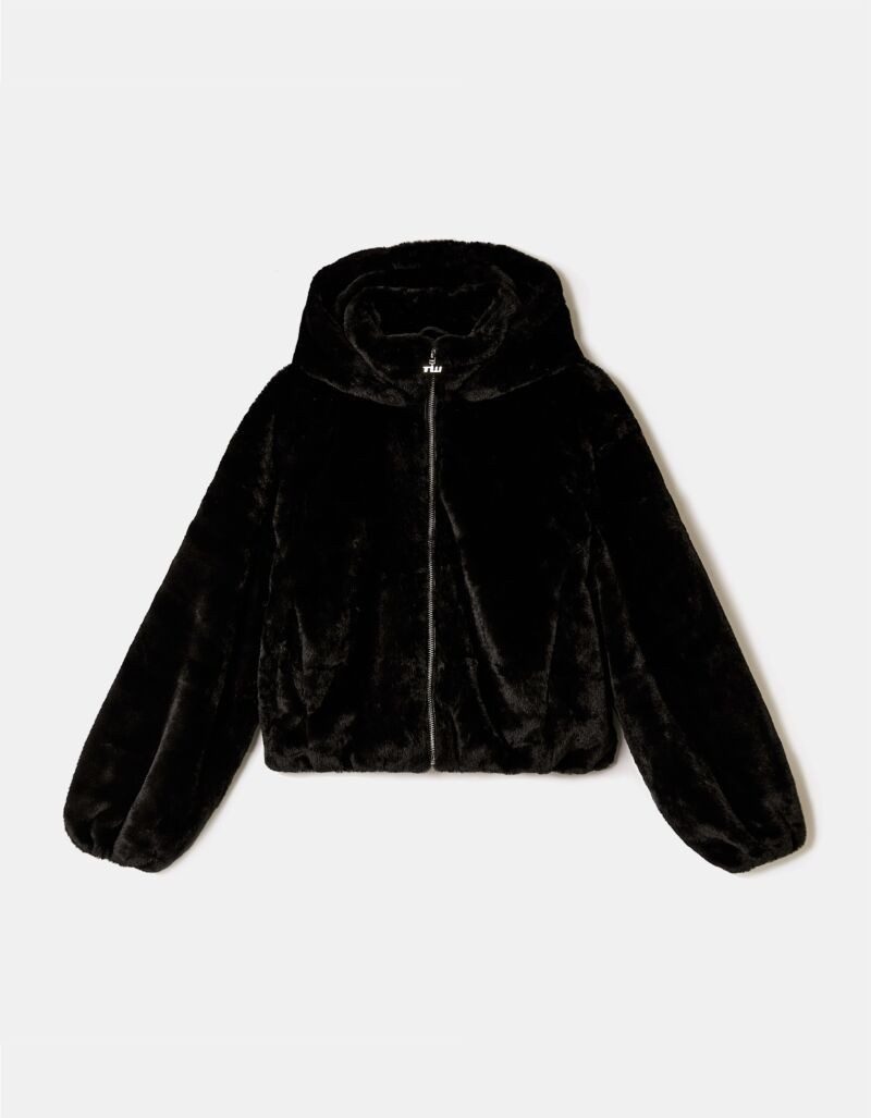 Tally Weijl Kapuzenplüschjacke SJAFFTIDE weich, mit Kapuze und Stehkragen im oversized Fit