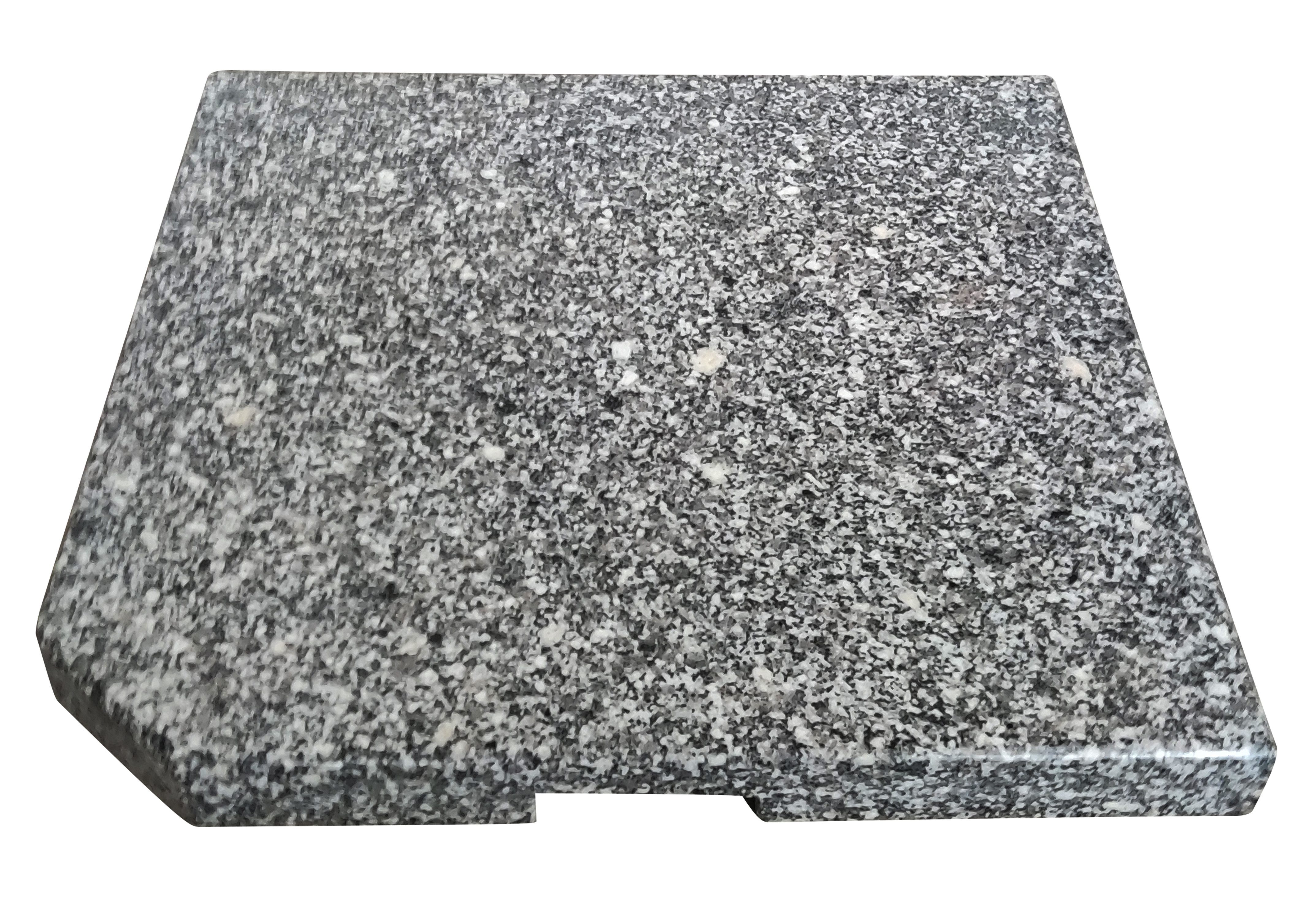 Gardissimo Schirmständer-Platte Granit Beschwerer Platten New Rock 4 x 30 kg Sonnenschirm Ampelschirm, Apmelschirme, Sonnenschirme, Kreußfußständer, (Spar-Set, 4-tlg., 4 Platten), 4 Stück / wetterfest / langlebig