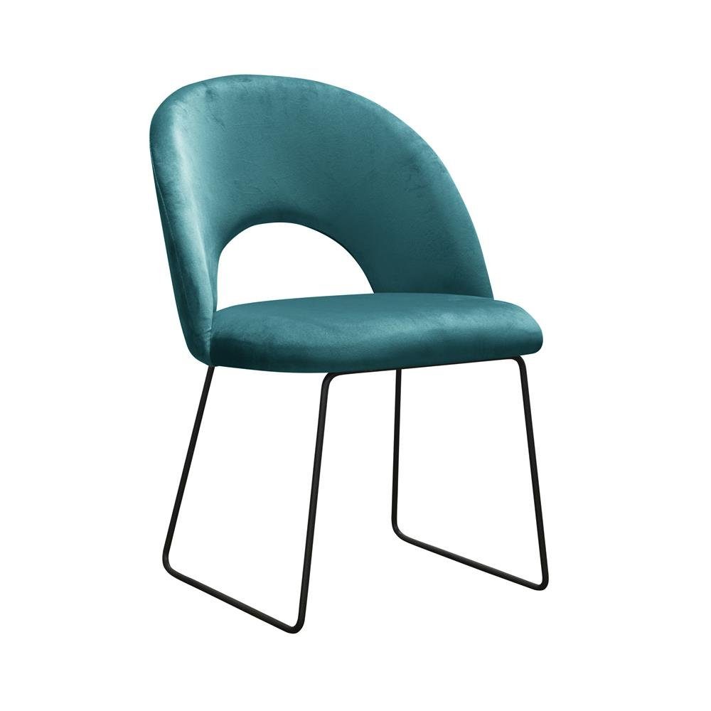 JVmoebel Stuhl Sessel 4x Lounge Sessel Polstersessel Stuhl Wohnzimmer, Maße  (B/T/H): 4x Stühle: 52 x 57 x 79 cm