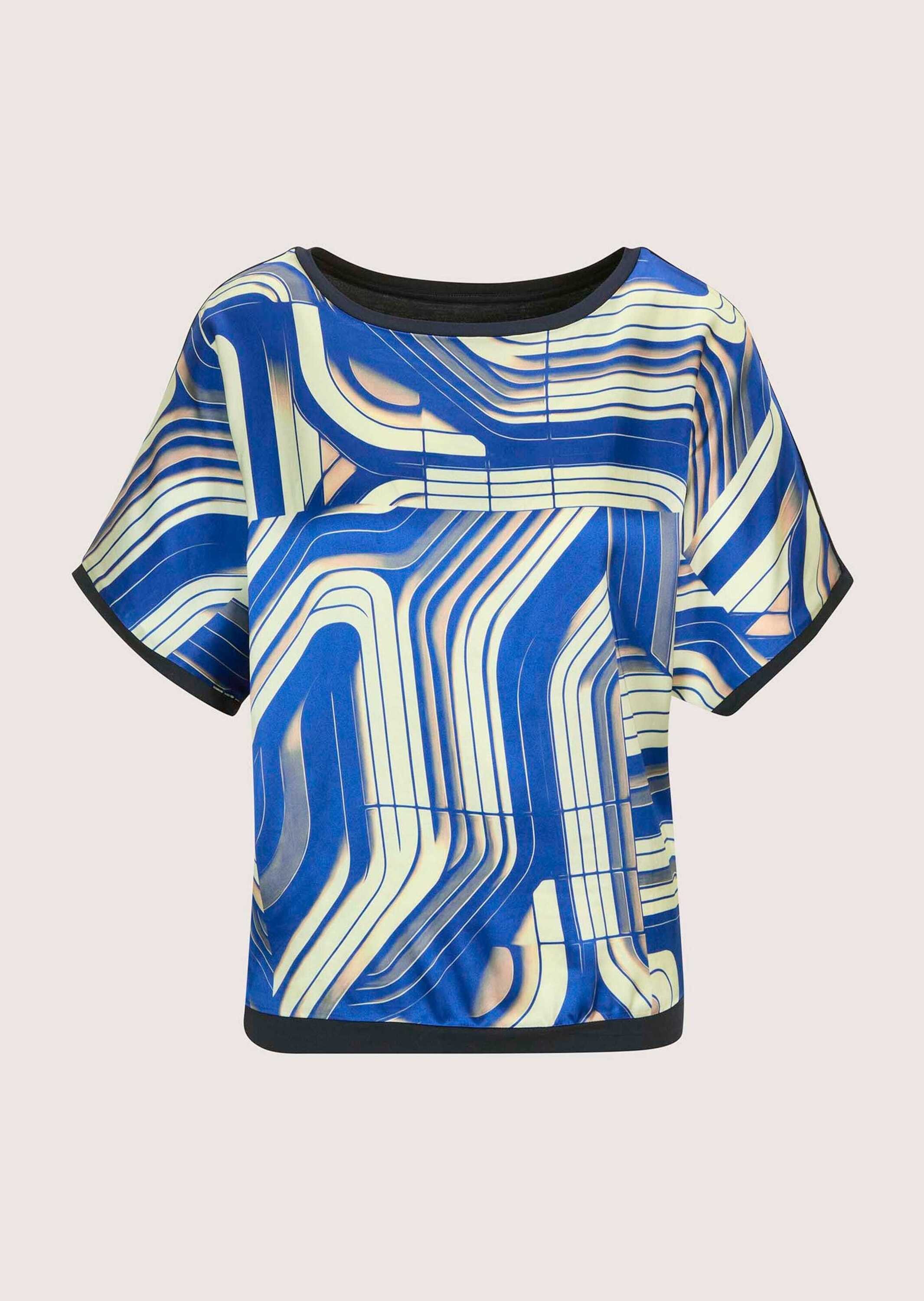 Kurzarmshirt Elegantes Oberteil mit Grafik-Print