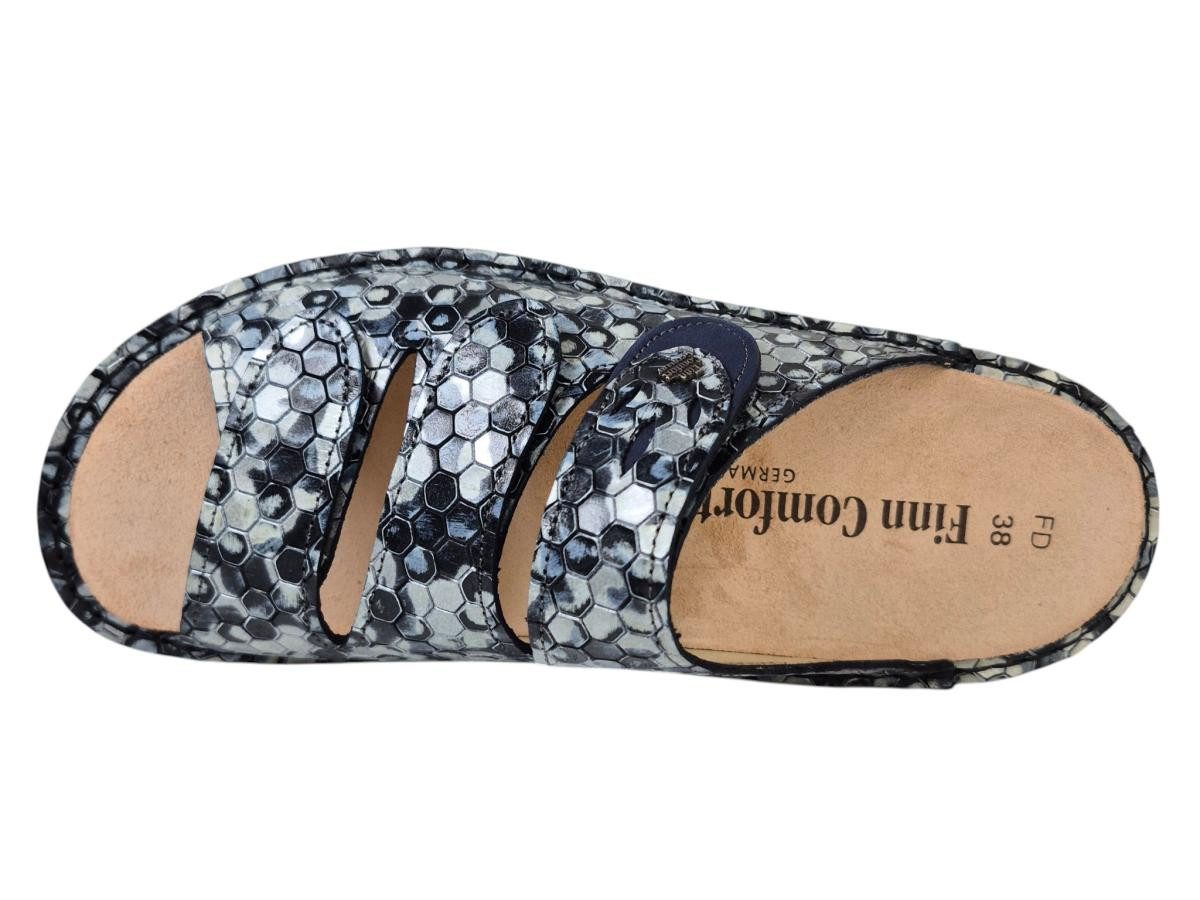 Finn Comfort KOS Nabuk indigo Pantolette
