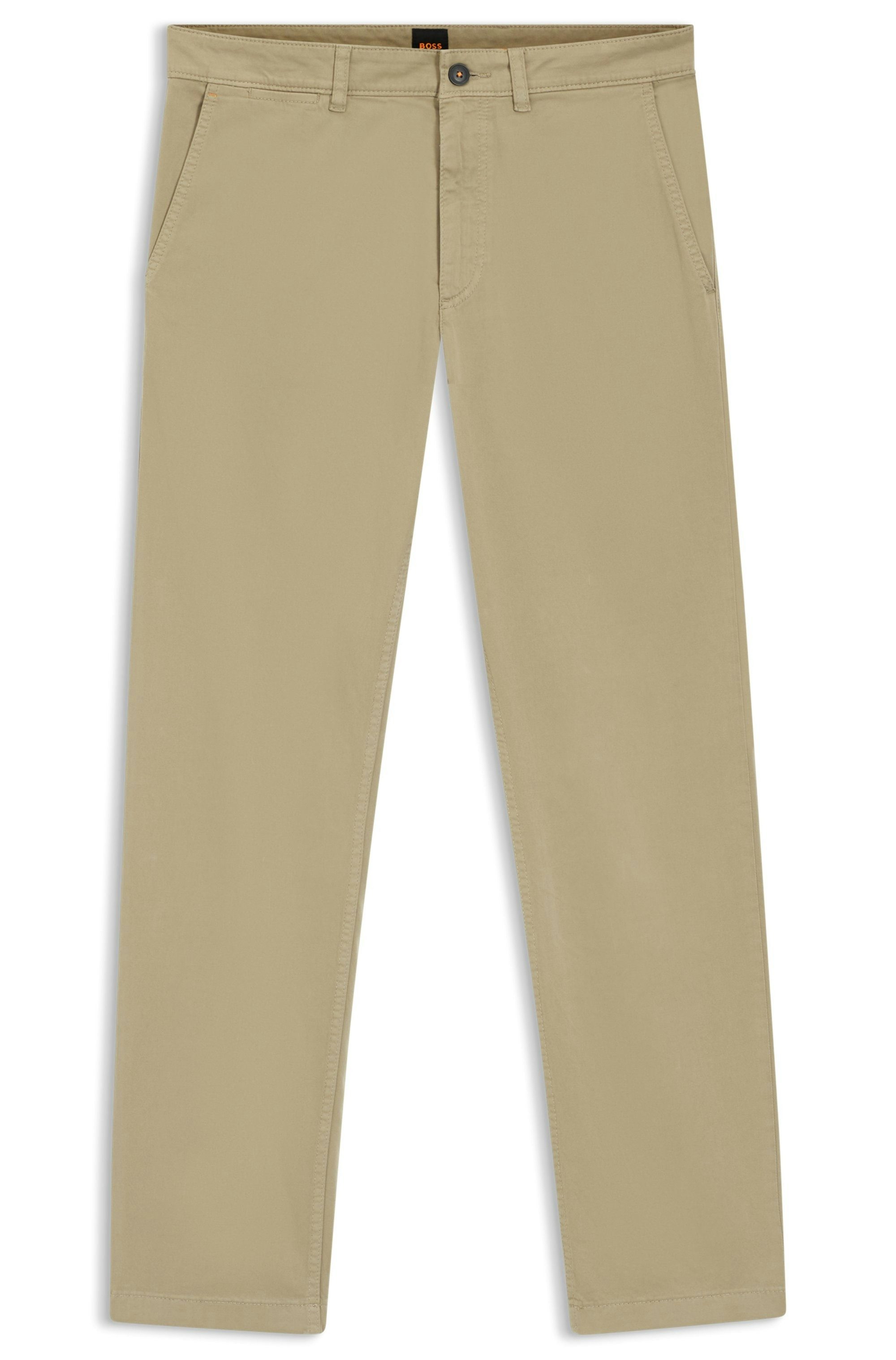 BOSS ORANGE Chinohose Regular in gerader From