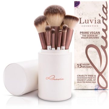 Luvia Cosmetics Kosmetikpinsel-Set Prime Vegan, 15 tlg., vegan