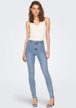 ONLY Jeansjeggings ONLDAISY HW SK ZIP LEGGING DNM PIMBOX mit Reißverschluss Detail am Bein