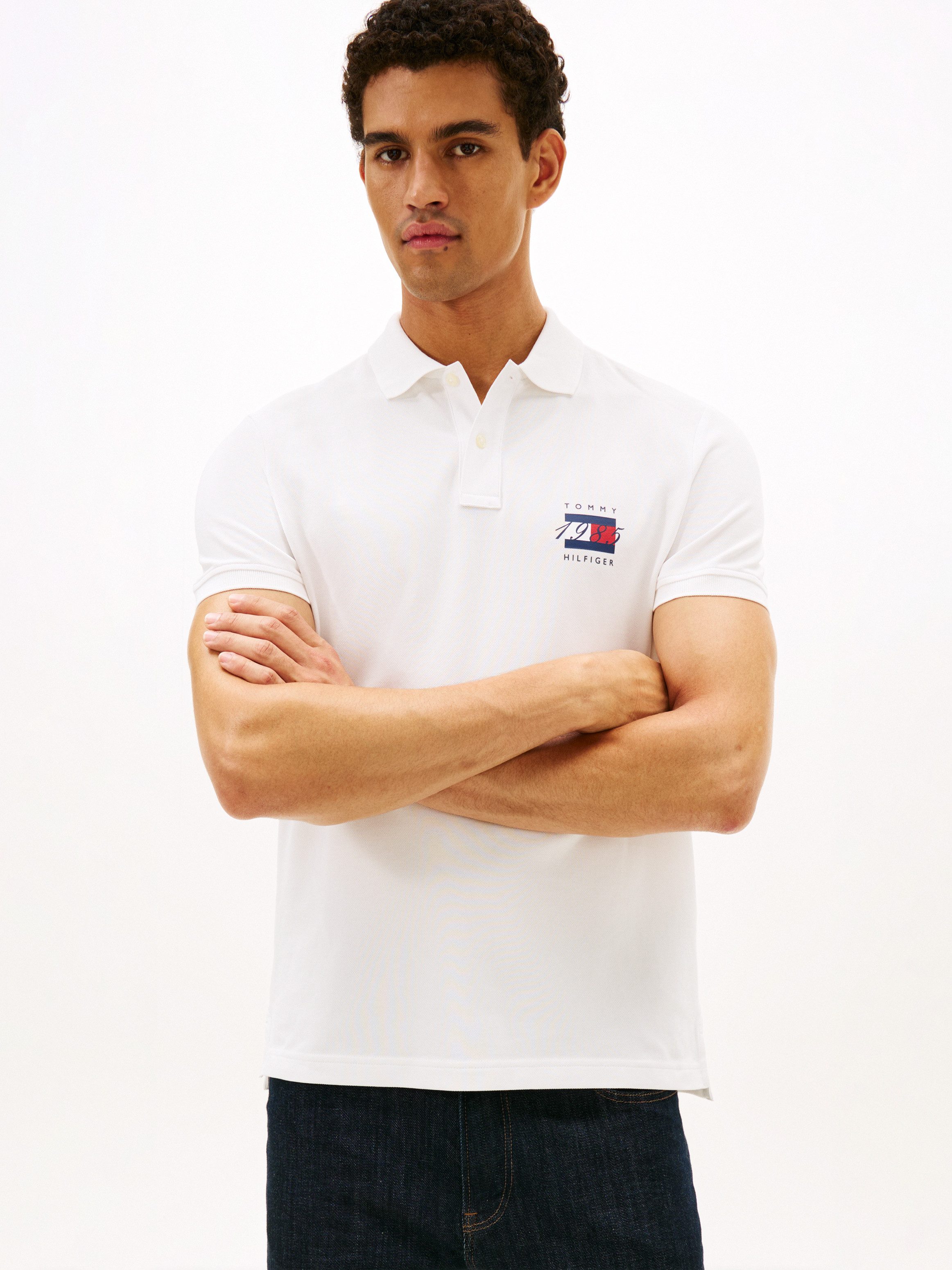Tommy Hilfiger Poloshirt FLAG GRAPHIC PIQUE günstig online kaufen