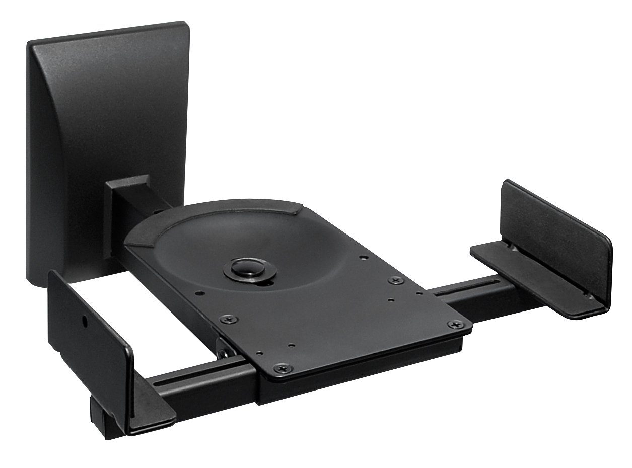 my wall Lautsprecher-Wandhalterung HB5L, (für schwere Lautsprecher, Breite der Halterung variabel einstellbar)