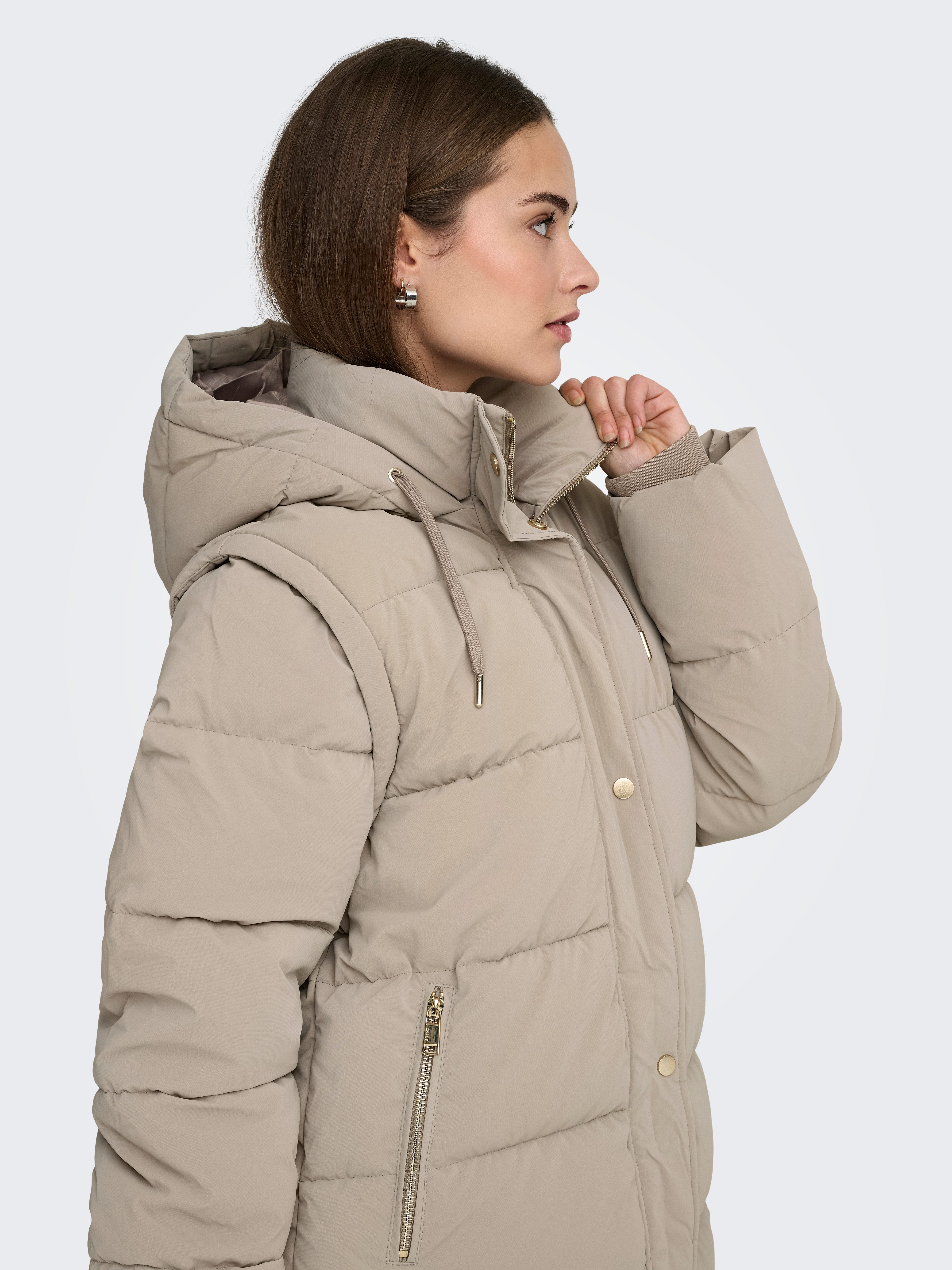 ONLY Steppmantel ONLDIXIE LIFE 2IN1 PUFFER COAT CC OTW Kunstfaser