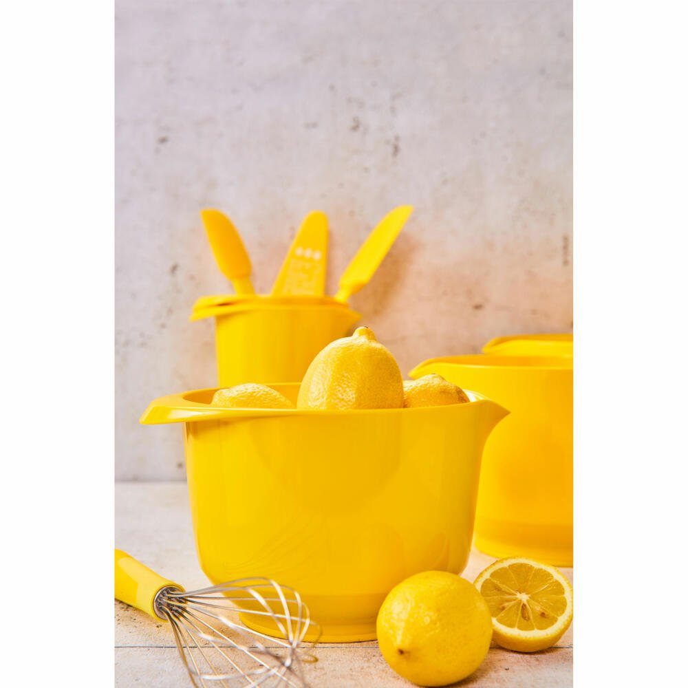 Bowl Kunststoff Colour Rührschüssel Gelb L, 2 Birkmann