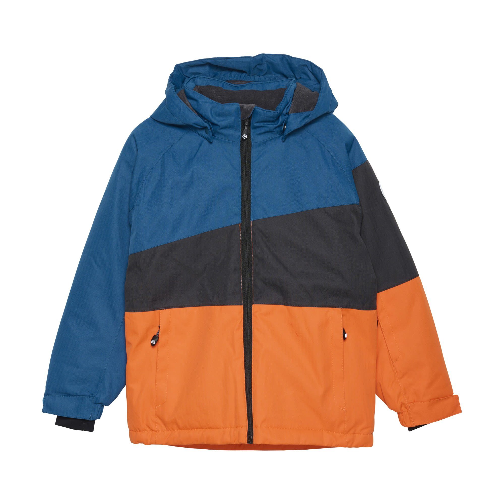 Kids Orange Colorblock COLOR Jacket Ski Kinder Skijacke Boys KIDS Ski- Color