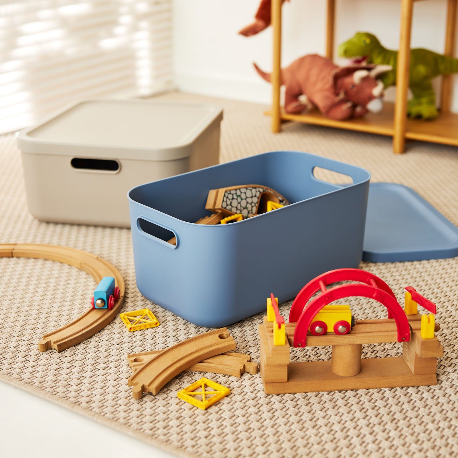 ROTHO Aufbewahrungsbox Albula Light 2er-Set Kiste 12l mit Deckel (Aufbewahr günstig online kaufen