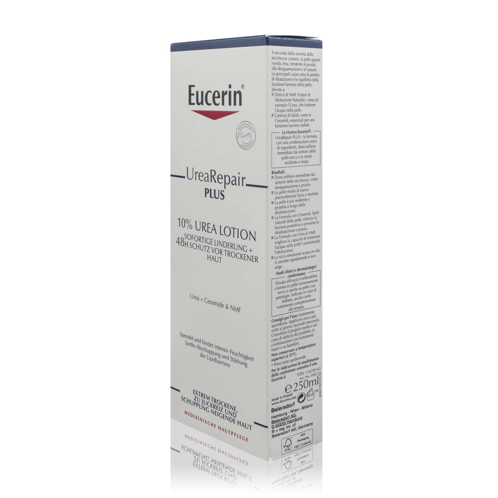 Eucerin Körperlotion Eucerin Urea 10% Repair Plus Lotion - Spendet intensiv  Feuchtigkeit, Sehr gute Pflegewirksamkeit und Hautverträglichkeit bewiesen.