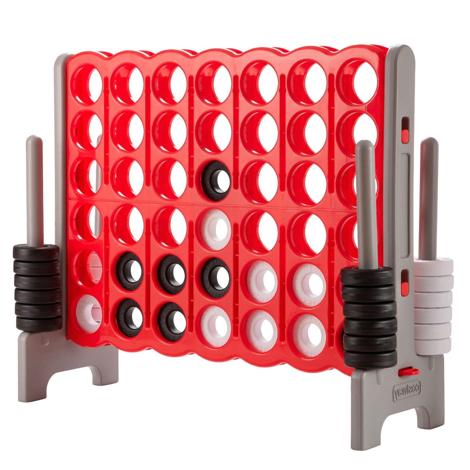 KOMFOTTEU Spiel 4 Gewinnt Strategiespiel, aus PE & PP