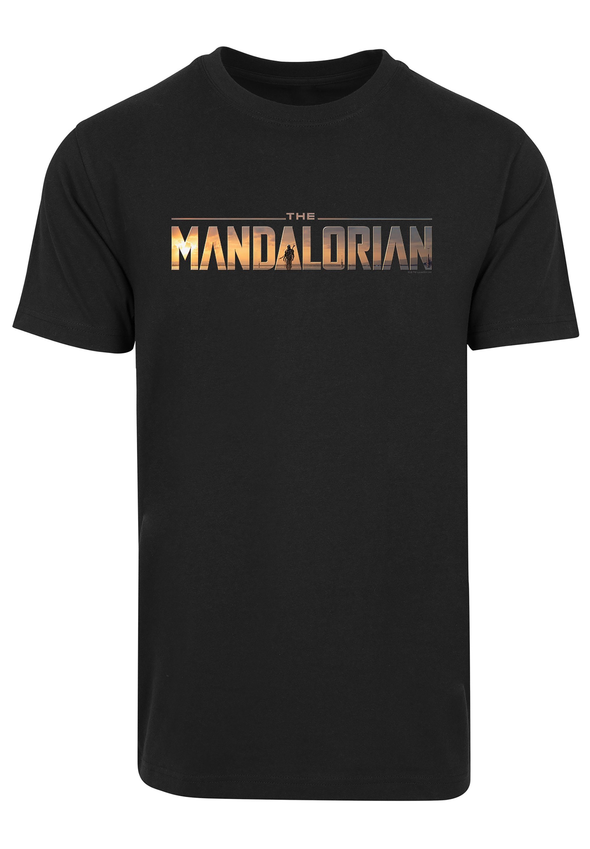 Print Star der F4NT4STIC schwarz Mandalorian Wars - Krieg T-Shirt Sterne Logo Premium The