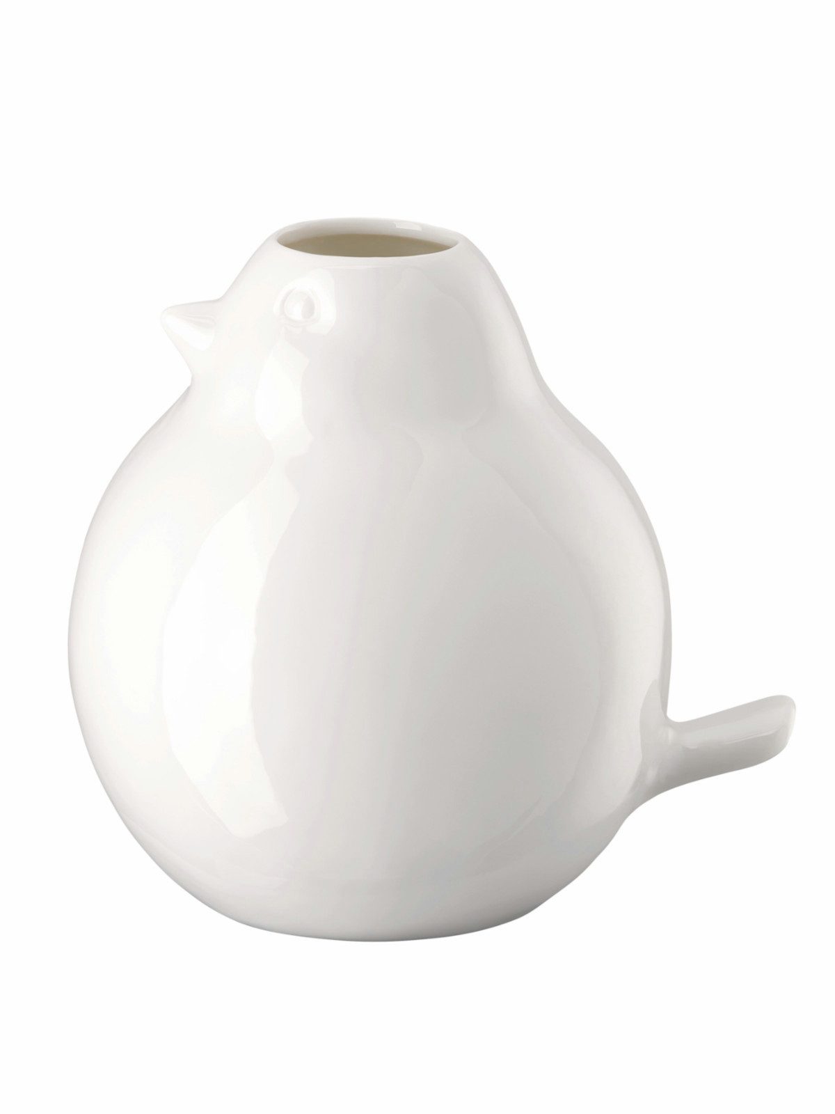 HUTSCHREUTHER Dekovase Vogel-Vase weiß Vase 14cm (Vasen)