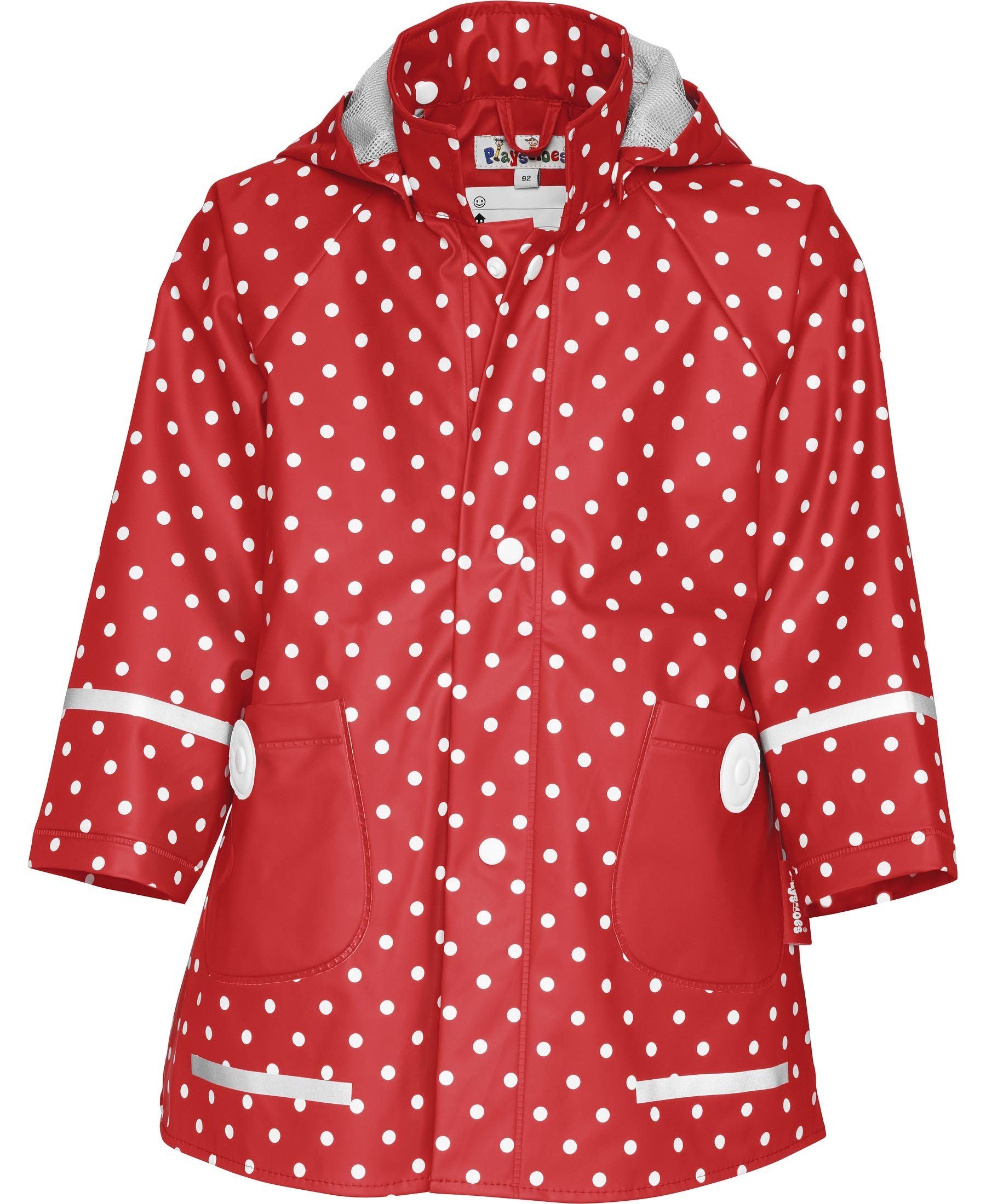 Playshoes Regenjacke Regen-Mantel Punkte