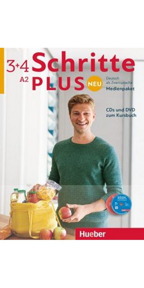 Hueber Verlag Blu-ray Schritte plus Neu 3+4 A2 Audio-CDs und 1 DVD zum Kursbuch. Medienpaket, (1-St)