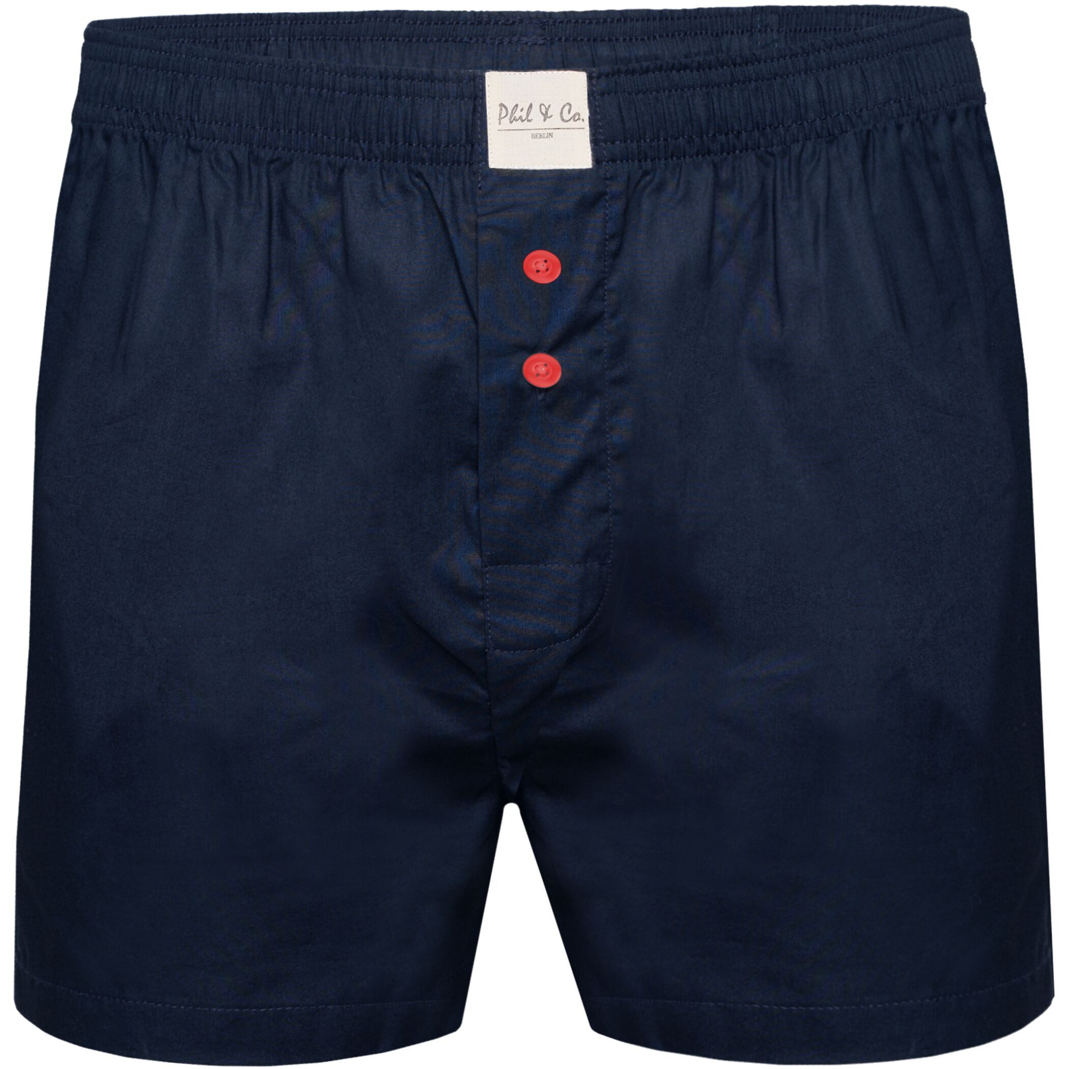 Phil & Co. Boxershorts 8 Phil & Co. Berlin Webboxer Herren american Boxer Boxershorts Shorts (1-St)