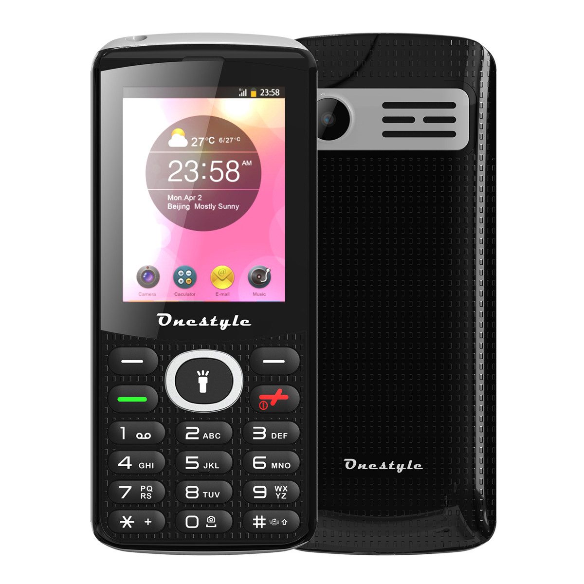 Onestyle B10 Einfaches Tastentelefon Dual-SIM, Mobiltelefon, versandkostenfrei Handy (2,4 Zoll, 0,8 MP Kamera, Tastentelefon)