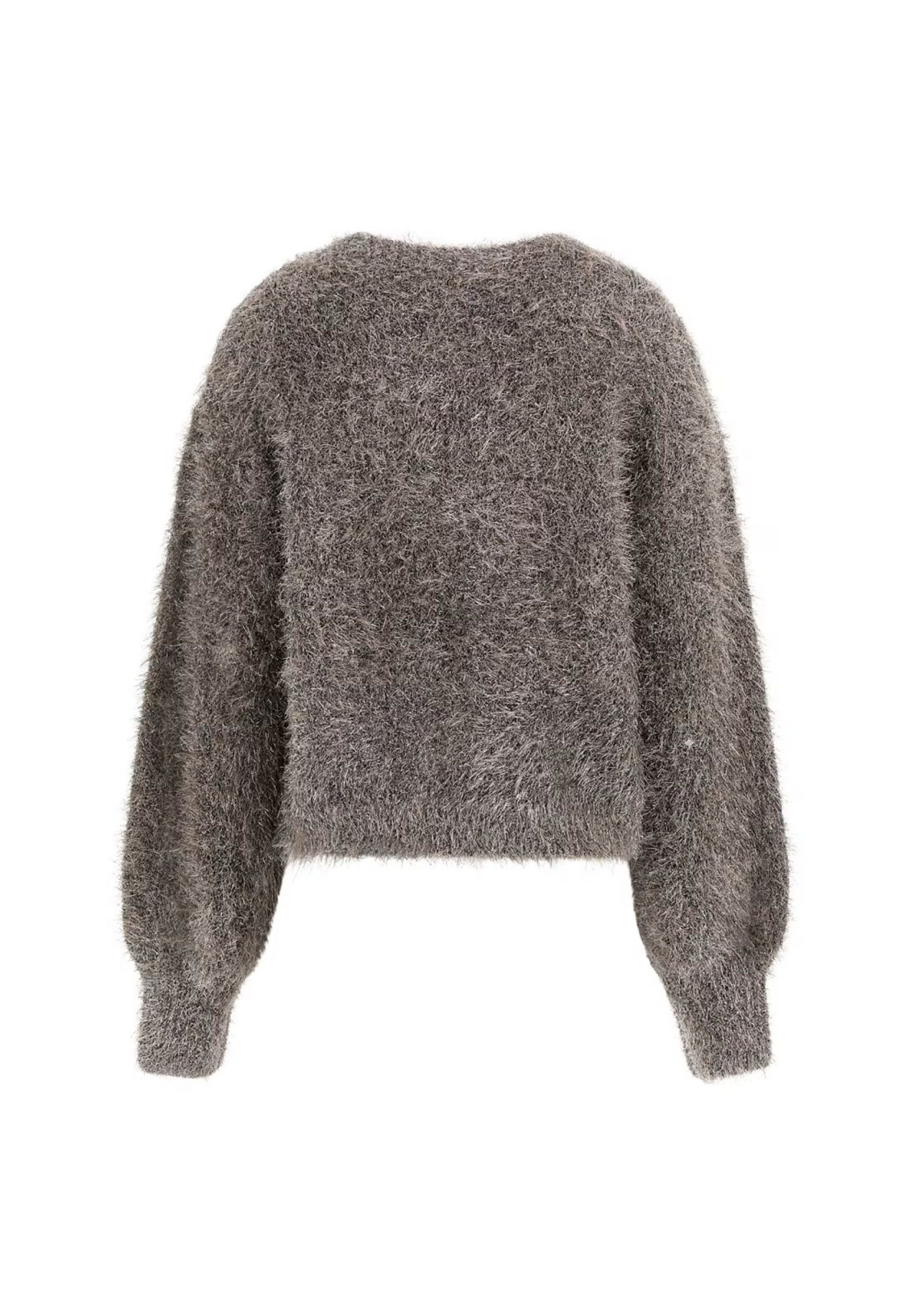 Guess Strickpullover Pullover Kira Strickpullover R-Neck (1-tlg)