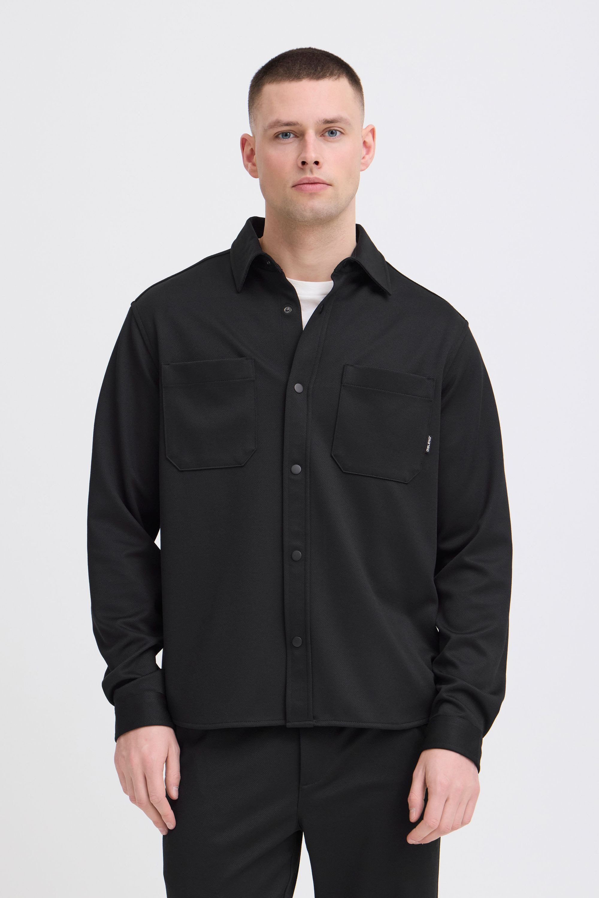 Blend Hemdjacke BHAdrian Modisches Overshirt mit Brusttasche