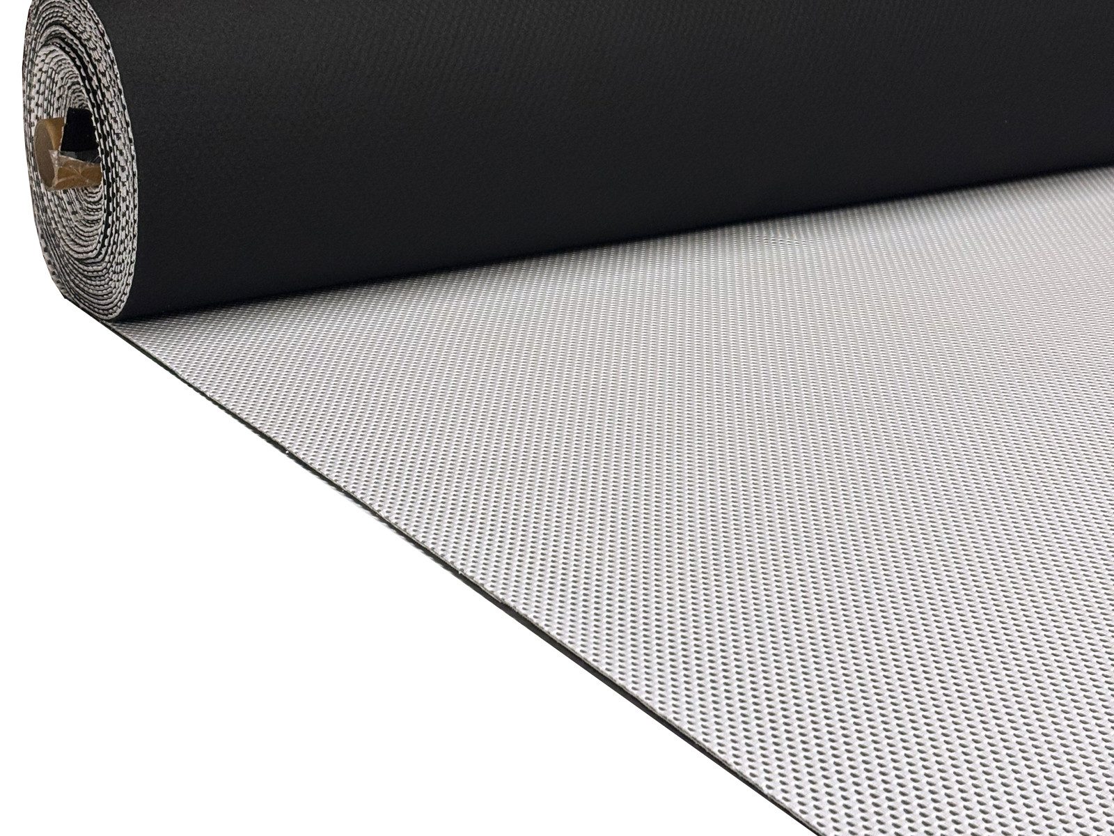 beties Stoff Rhythm, Dreidimensionaler Wabenstoff mit Fleece Rückseite elektro-weiß