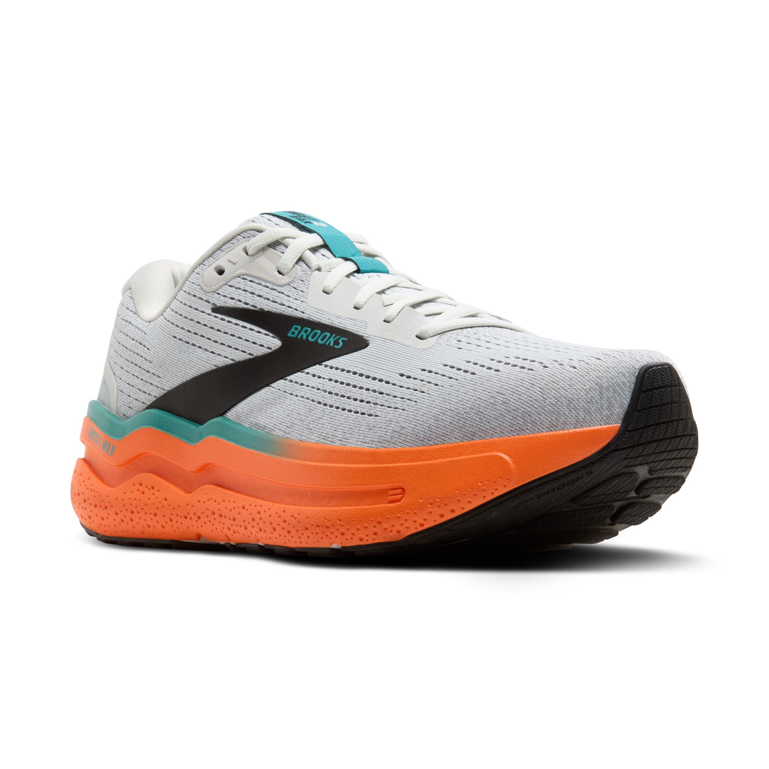 Brooks Ghost Max 2 OYSTER MUSHROOM/ORANGE/TEAL Laufschuh günstig online kaufen