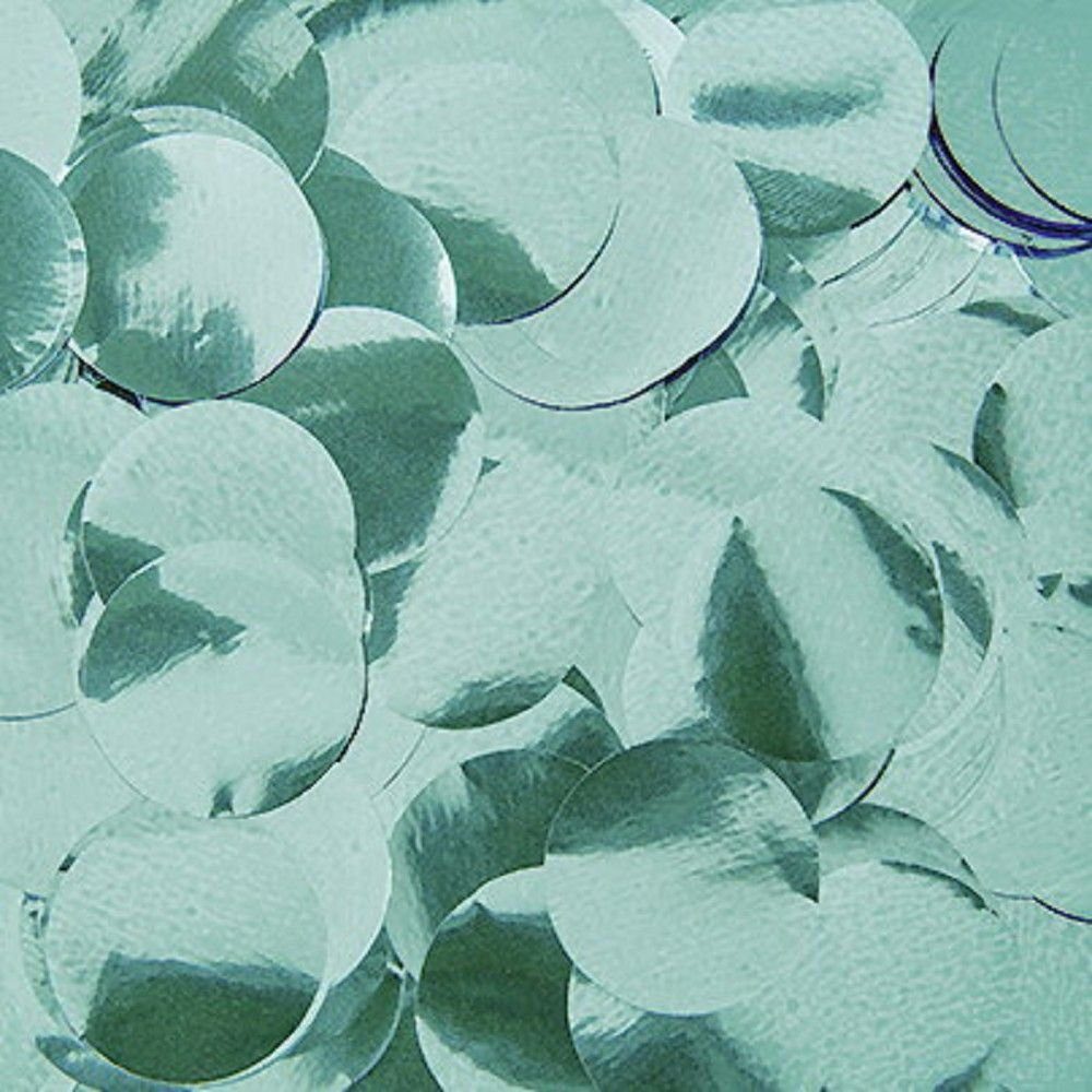 Luftballonwelt Konfetti Kreise Punkte Groß Glänzend 2 cm - 75 Gramm Konfettikreise, Glänzendes Konfetti