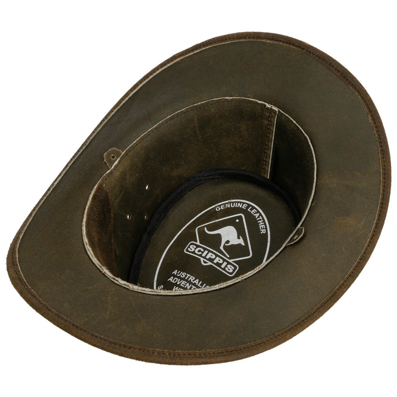 Scippis Cowboyhut (1-St) Westernhut mit Lederband