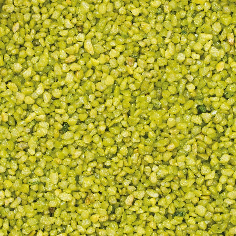 matches21 HOME & HOBBY Dekosand Deko-Granulat grün in Ø 2 - 3 mm als Gläser, Vasen Streudeko (1-St), 5 kg grober Deko-Sand aus bunten Steinchen