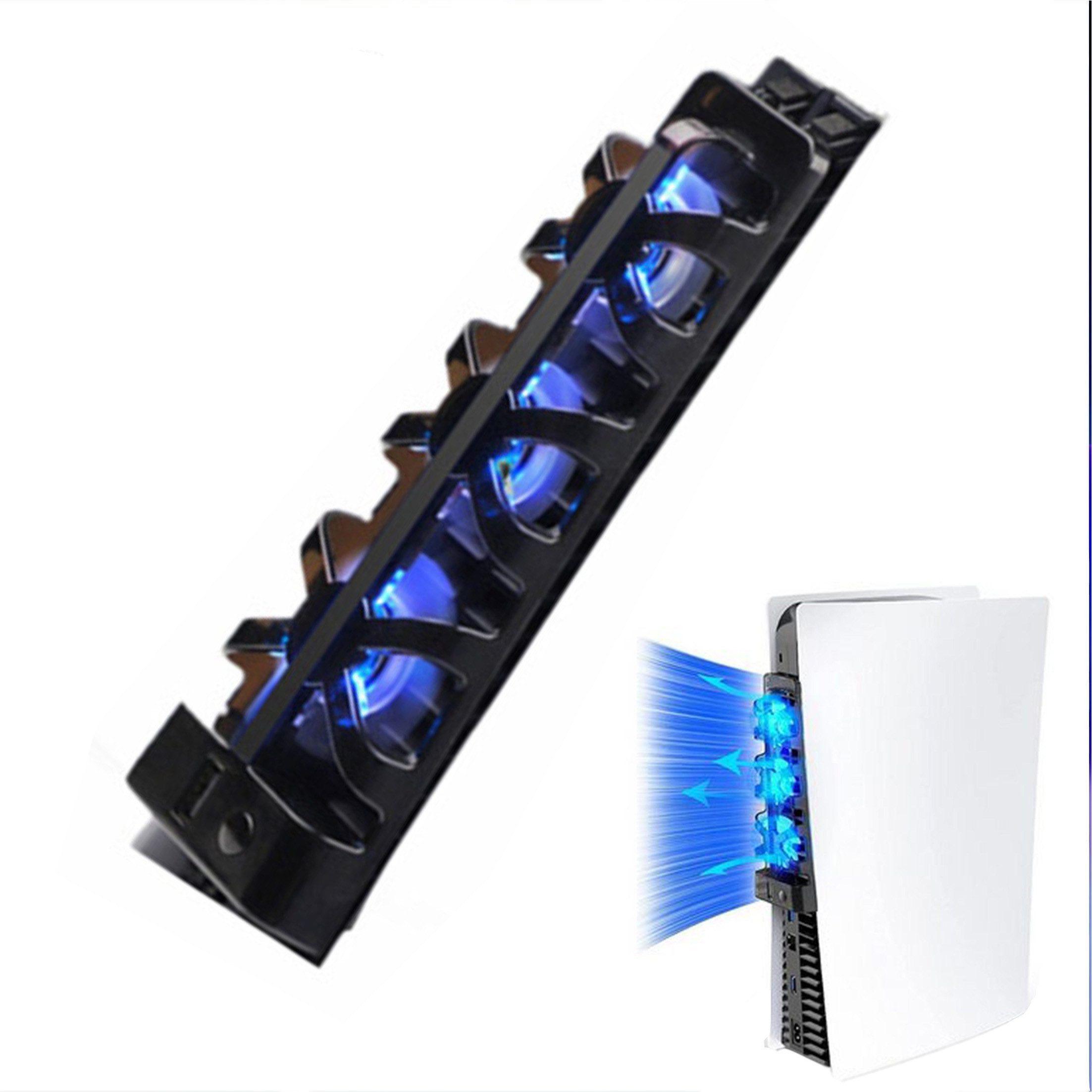 KINSI PS5-Konsolenlüfter – Kühlkörper für PS5 HD & Digital Edition PlayStation 5-Controller (Effiziente Kühlung zum Schutz der Konsole)