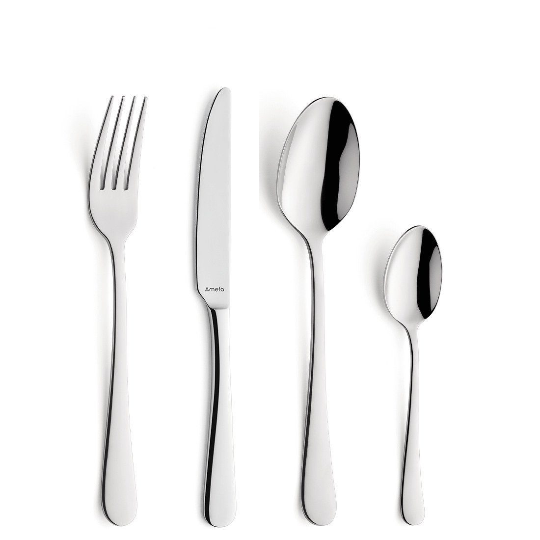 Amefa Besteck-Set AUSTIN - modernes Besteck für jeden Tag (32-tlg), 8 Personen, Edelstahl 18/0, pflegeleicht und langlebig