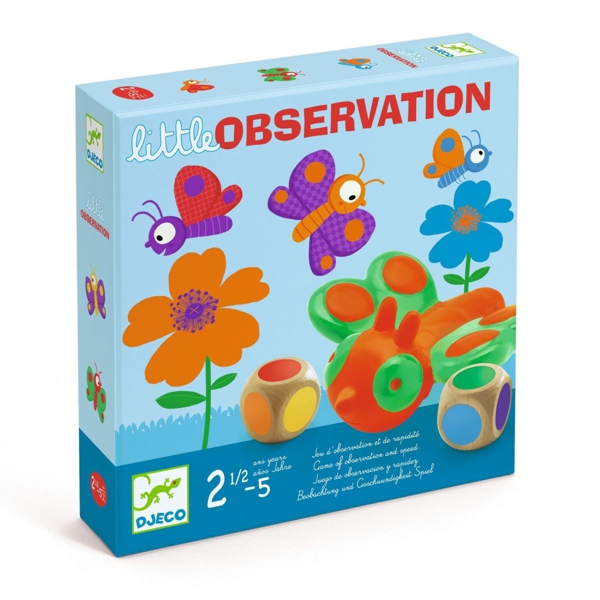 DJECO Lernspielzeug Erste Spiele: Little Observation Erstes Spiel für Kinder mit Lernwert, Erstes Spiel
