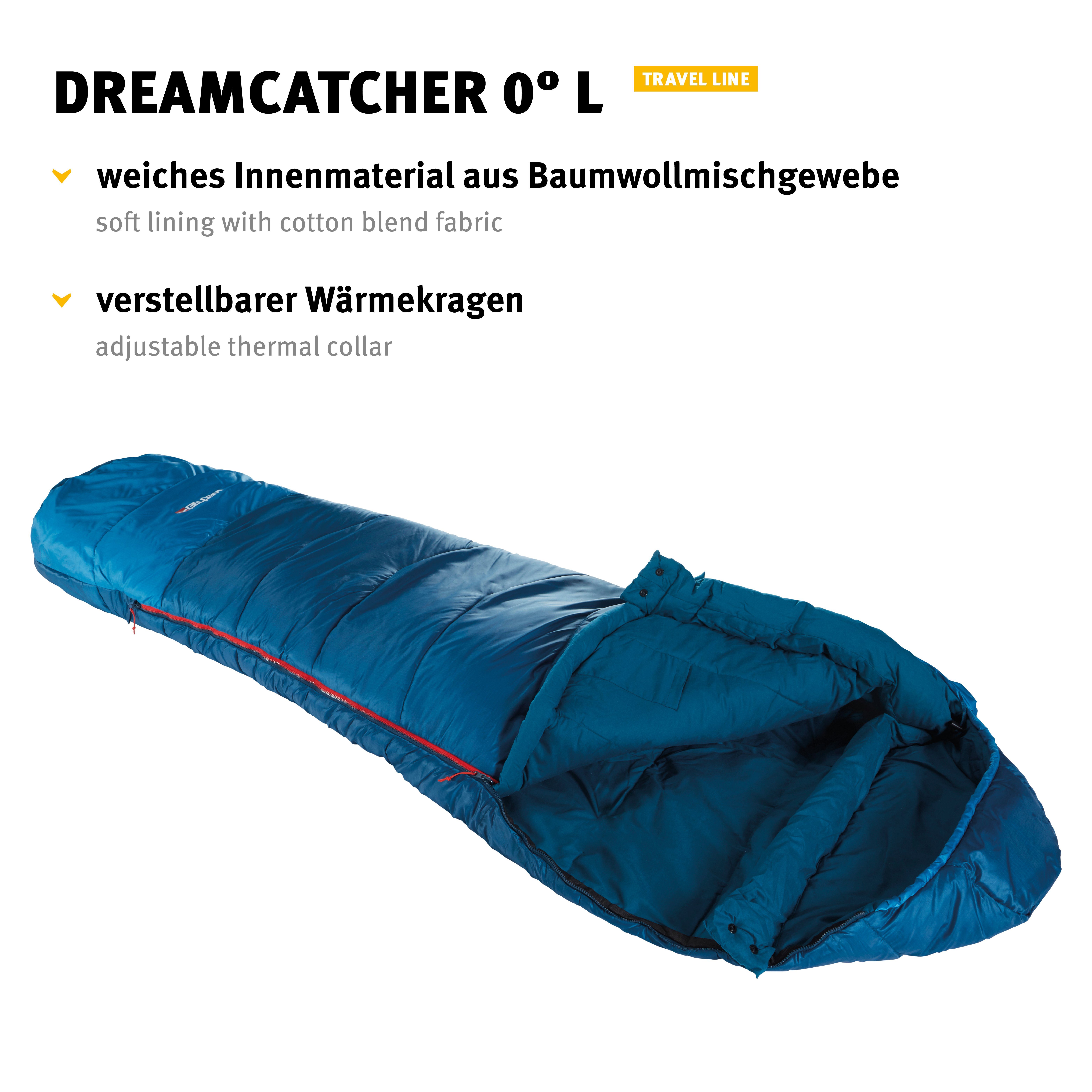 Wechsel Tents Deckenschlafsack 0° blau L, Dreamcatcher PFC-frei
