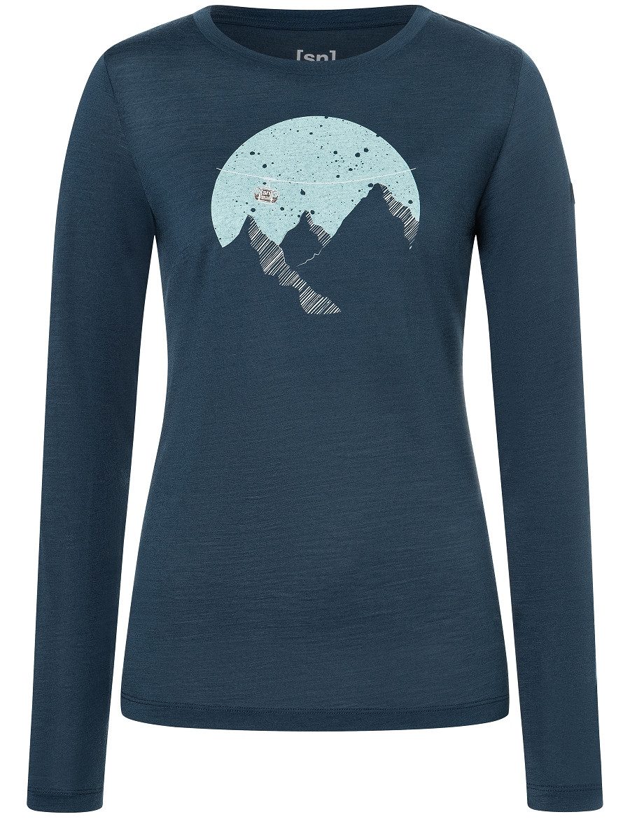 SUPER.NATURAL Sweatshirt für Damen, Merino GONDOLA günstig online kaufen
