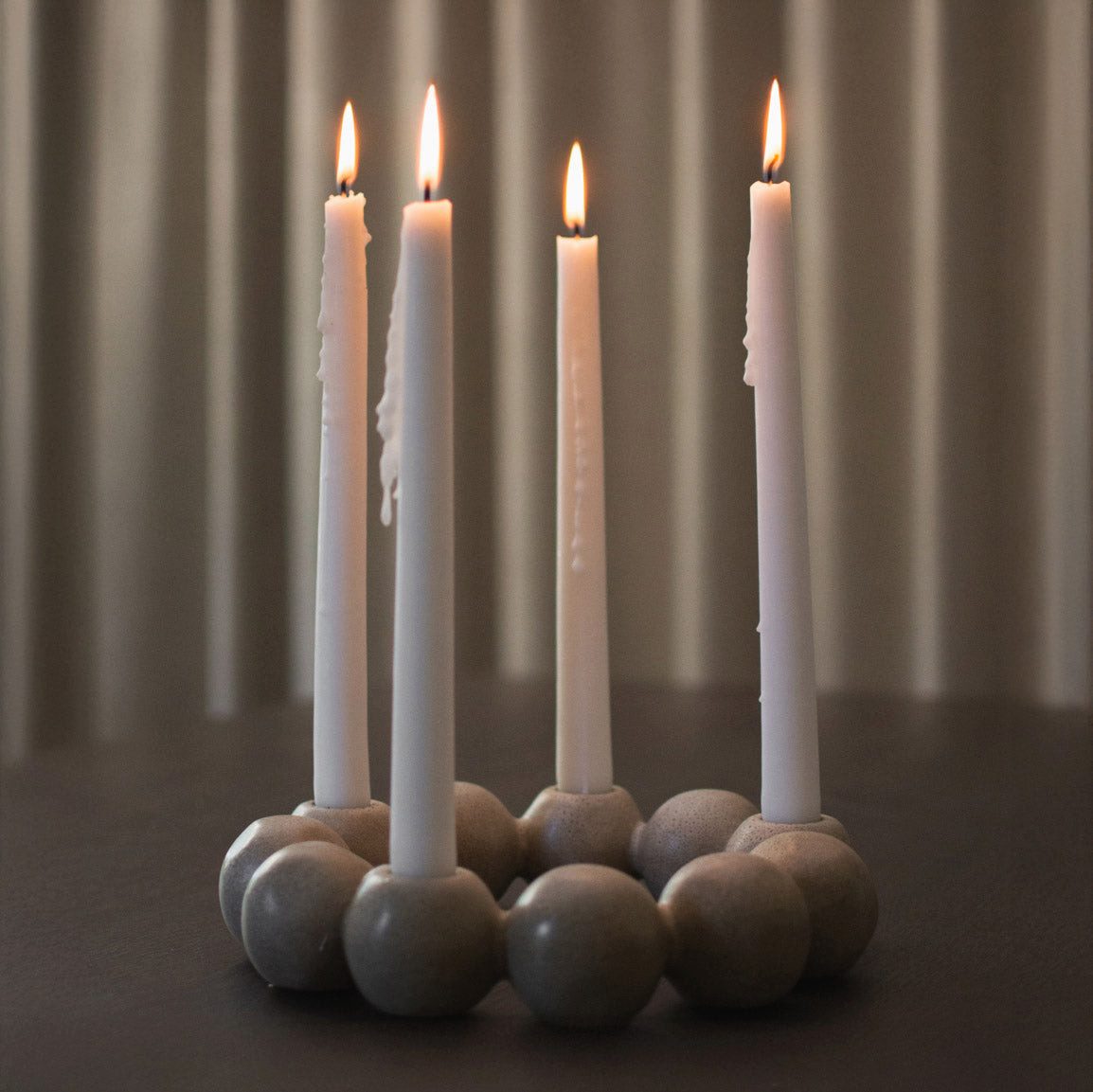 dbkd Торшеры Adventskranz Bright beige für 4 Stabkerzen