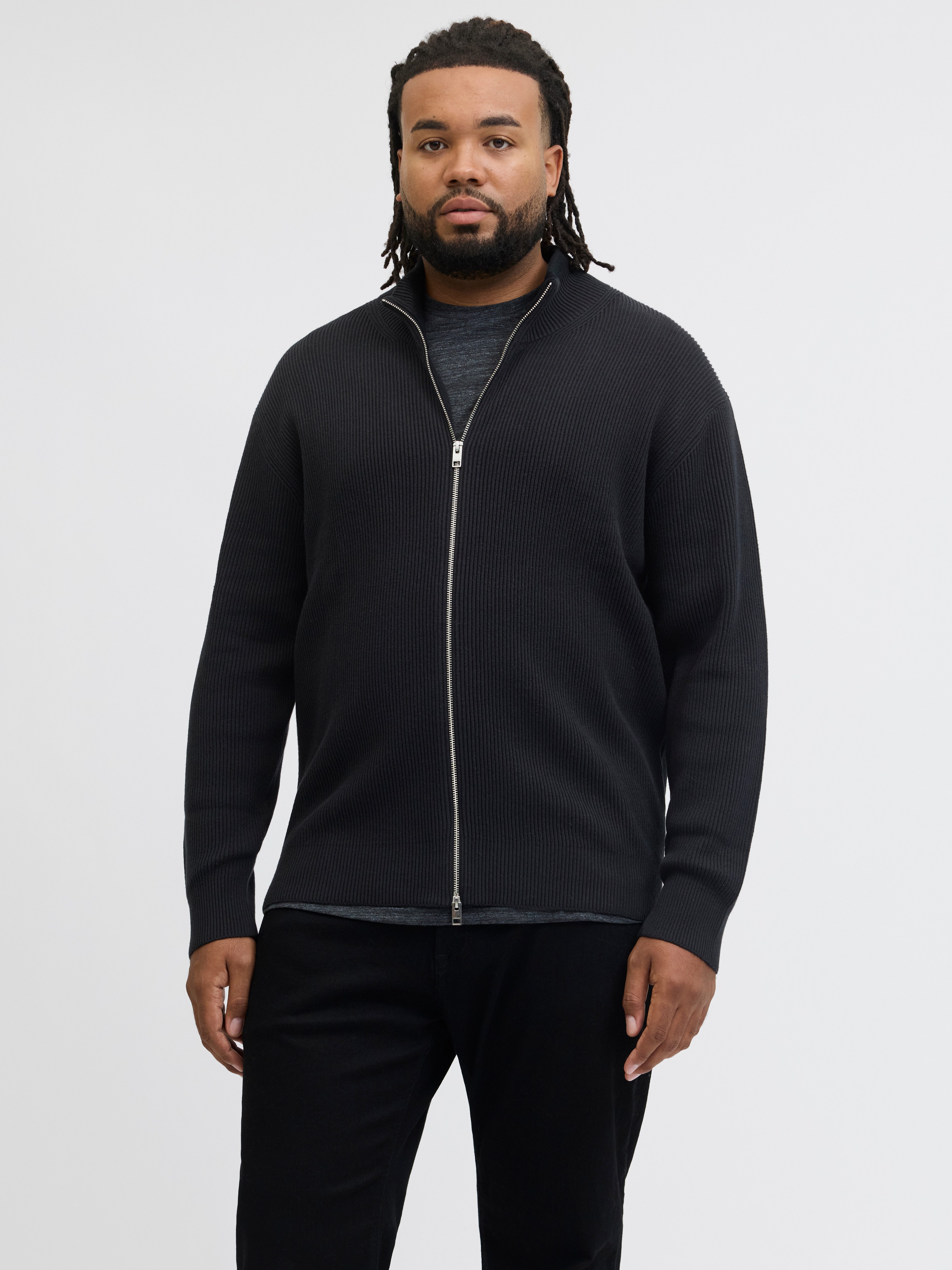 Jack & Jones PlusSize Strickjacke JJEPERFECT KNIT ZIP CARDIGAN NOOS PLS günstig online kaufen